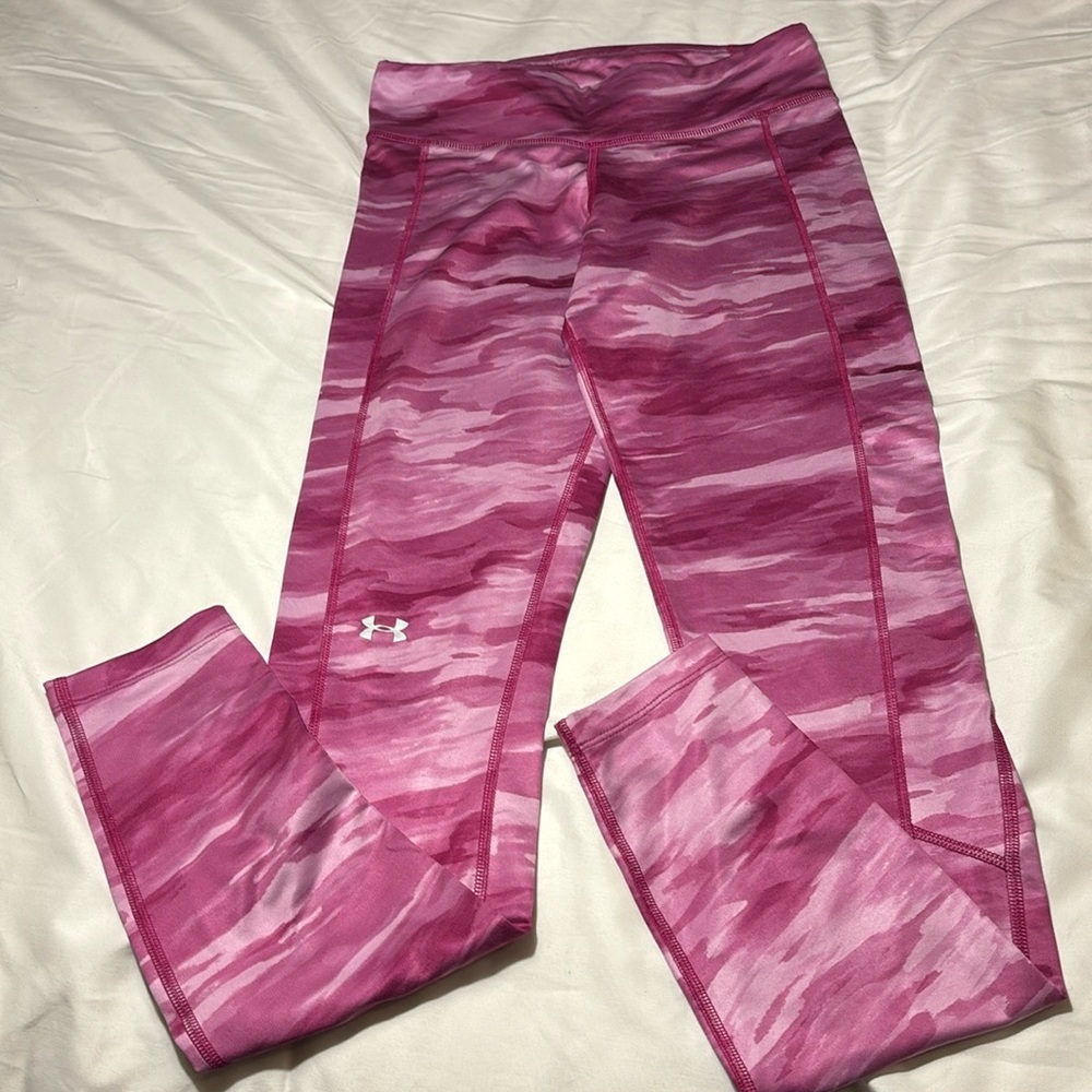 UNDER ARMOUR® Cozy Tights Magenta Shock (Pink Camo)